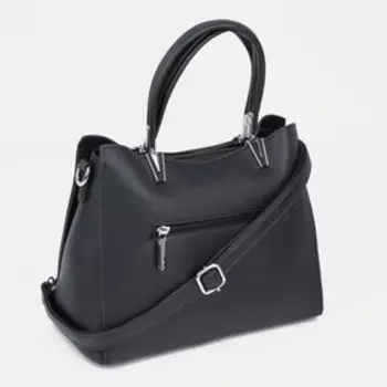 Тоут, отдел на молнии, наружный карман, цвет чёрный