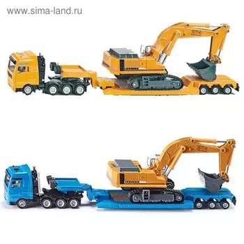 Тягач с экскаватором Liebherr, МИКС