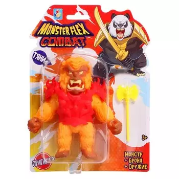 Тянущаяся фигурка Monster flex Combat, в броне и с оружием, 15 см, 16 видов, МИКС