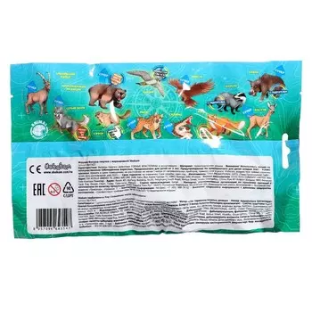 Тянущаяся фигурка животного «Горные властелины», МИКС