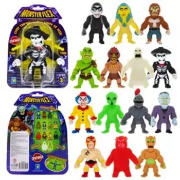 Тянущаяся фигурки Monster Flex, 3-я серия, 15 см, МИКС, 14 видов