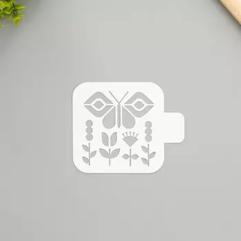 Трафарет "Бабочка" 9х9 см