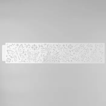 Трафарет бордюрный пластик «Бабочки», 6012 см