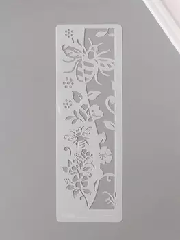 Трафарет бордюрный пластик «Пчёлы», 1030 см