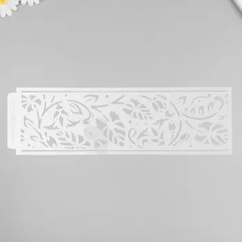 Трафарет бордюрный пластик «Вьюнок», 4012 см