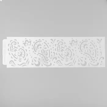 Трафарет бордюрный пластик «Восточные огурцы», 4012 см