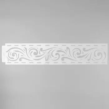 Трафарет бордюрный пластик "Завитки" 60х12 см