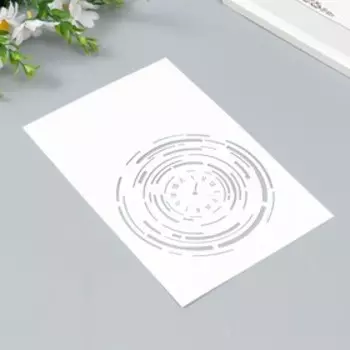 Трафарет "Часы" 24х16 см