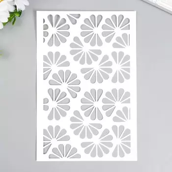 Трафарет "Цветочки" 24х16 см