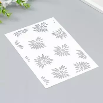 Трафарет "Цветочки" 24х16 см