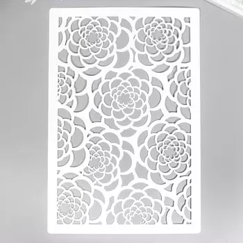 Трафарет "Цветочная фантазия" 24х16 см