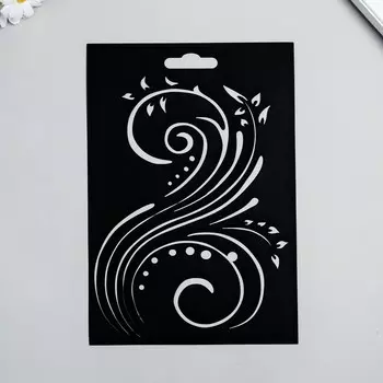 Трафарет "Цветочный орнамент №3" 20х29см