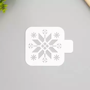 Трафарет "Цветок" 9х9 см