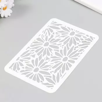 Трафарет "Цветы" 16х24 см