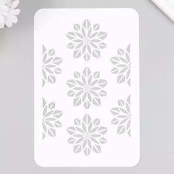 Трафарет "Цветы" 16х24 см