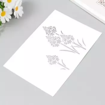 Трафарет "Цветы" 24х16 см