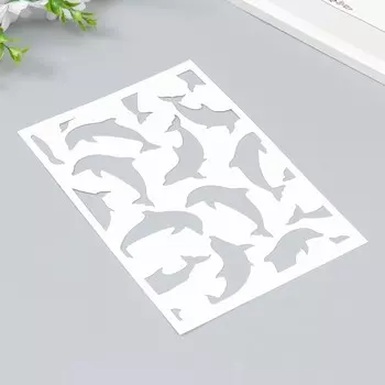 Трафарет "Дельфины" 24х16 см