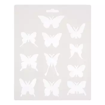Трафарет для рисования "Бабочки" 25,5 х 20,5 см