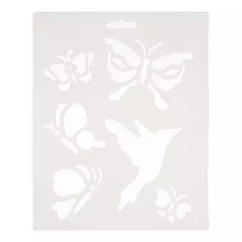 Трафарет для рисования "Колибри" 25,5 х 20,5 см