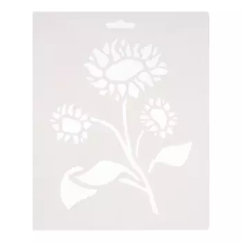 Трафарет для рисования "Подсолнух" 25,5 х 20,5 см