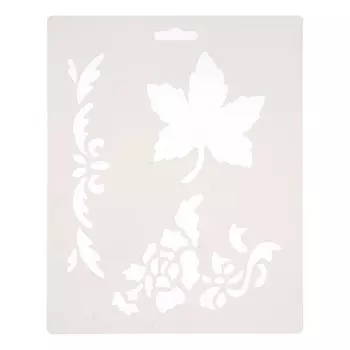 Трафарет для рисования "Растительный" 25,5 х 20,5 см