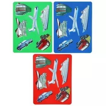 Трафарет для рисования "Транспорт", 15,5 х 20 см