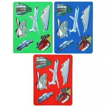 Трафарет для рисования "Транспорт", 15,5 х 20 см