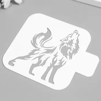 Трафарет для творчества «Волк», для тату, пластик, 99 см