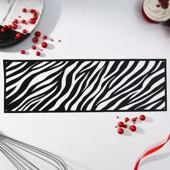 Трафарет для торта «Зебра», 3210 см