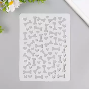 Трафарет фоновый пластик «Кости», 1520 см