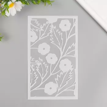 Трафарет фоновый пластик «Маленькие цветы», 1220 см