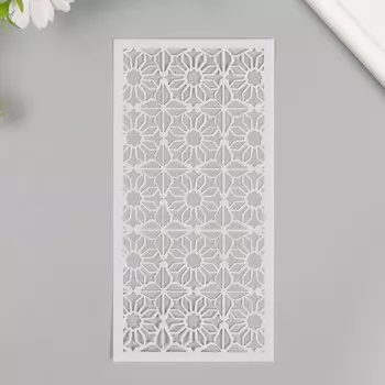 Трафарет фоновый пластик "Восточные узоры" 10х20 см