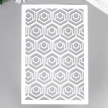 Трафарет пластиковый "Иллюзия" 24х16 см