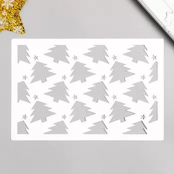 Трафарет "Ёлки" 24х16 см