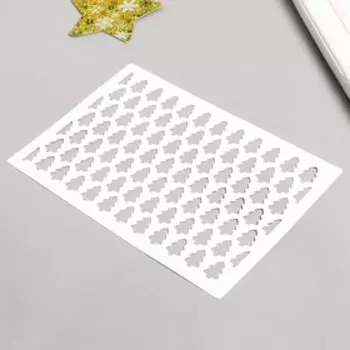 Трафарет "Ёлочки" 24х16 см