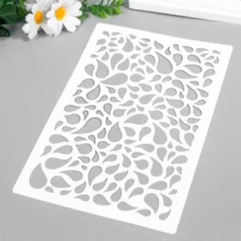 Трафарет "Капельки" 24х16 см