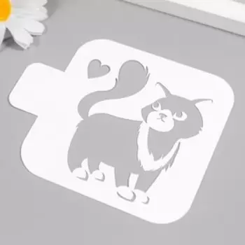 Трафарет "Кисуля" 9х9 см