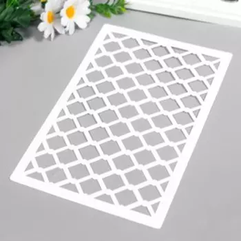 Трафарет пластиковый "Клетка" 24х16 см