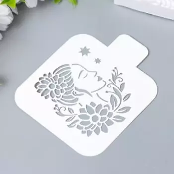 Трафарет "Леди" 9х9 см