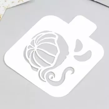 Трафарет "Мандарин" 9х9 см