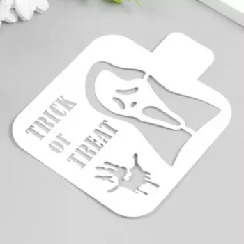 Трафарет "Маска" 9х9 см