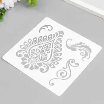 Трафарет "Мехенди" 15х15 см