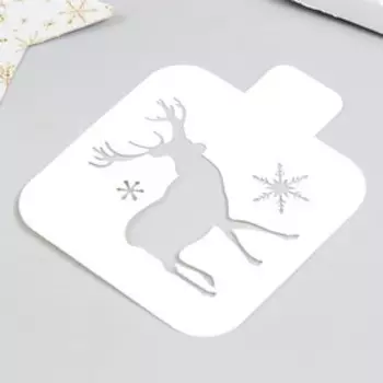 Трафарет "Олень" 9х9 см