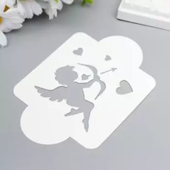 Трафарет пластик "Амур" 10х10 см