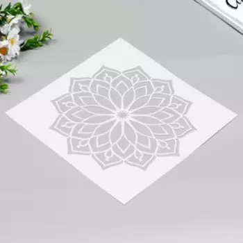 Трафарет пластик "Цветок" 30х30 см