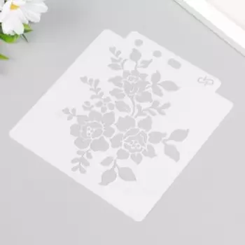 Трафарет пластик «Цветы. Русский стиль», 1314 см