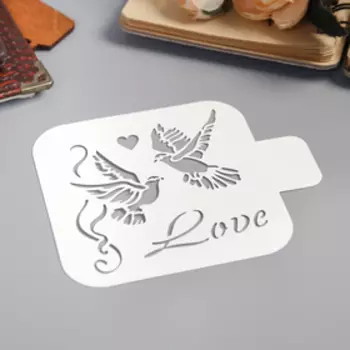 Пластиковый трафарет для творчества «Голуби», 99 см