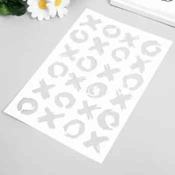 Трафарет пластик «ХО», 2416 см