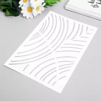 Трафарет пластик "Кольца" 24х16 см