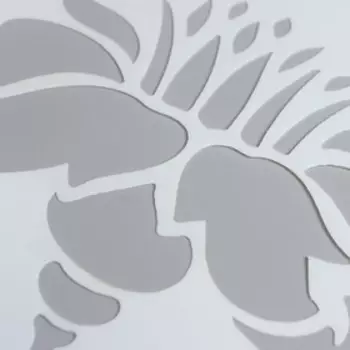 Трафарет пластик "Королевский цветок" 29,7х21 см